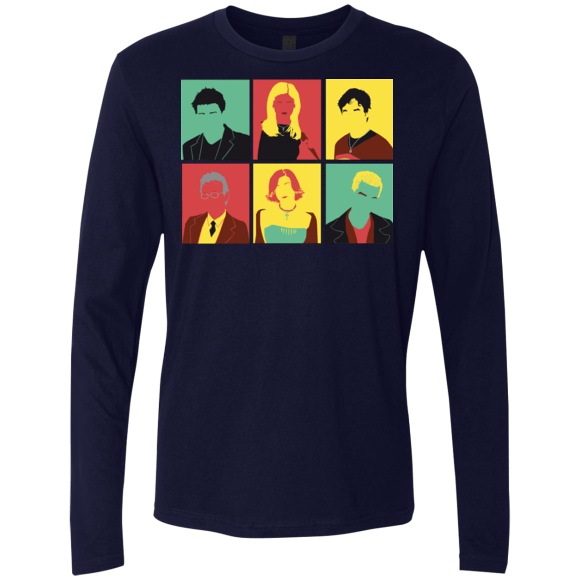 T-Shirts Midnight Navy / Small Slayer pop Men's Premium Long Sleeve
