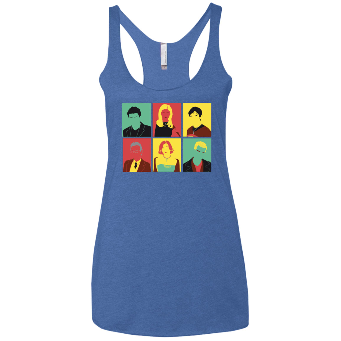 Slayer pop Women's Triblend Racerback Tank