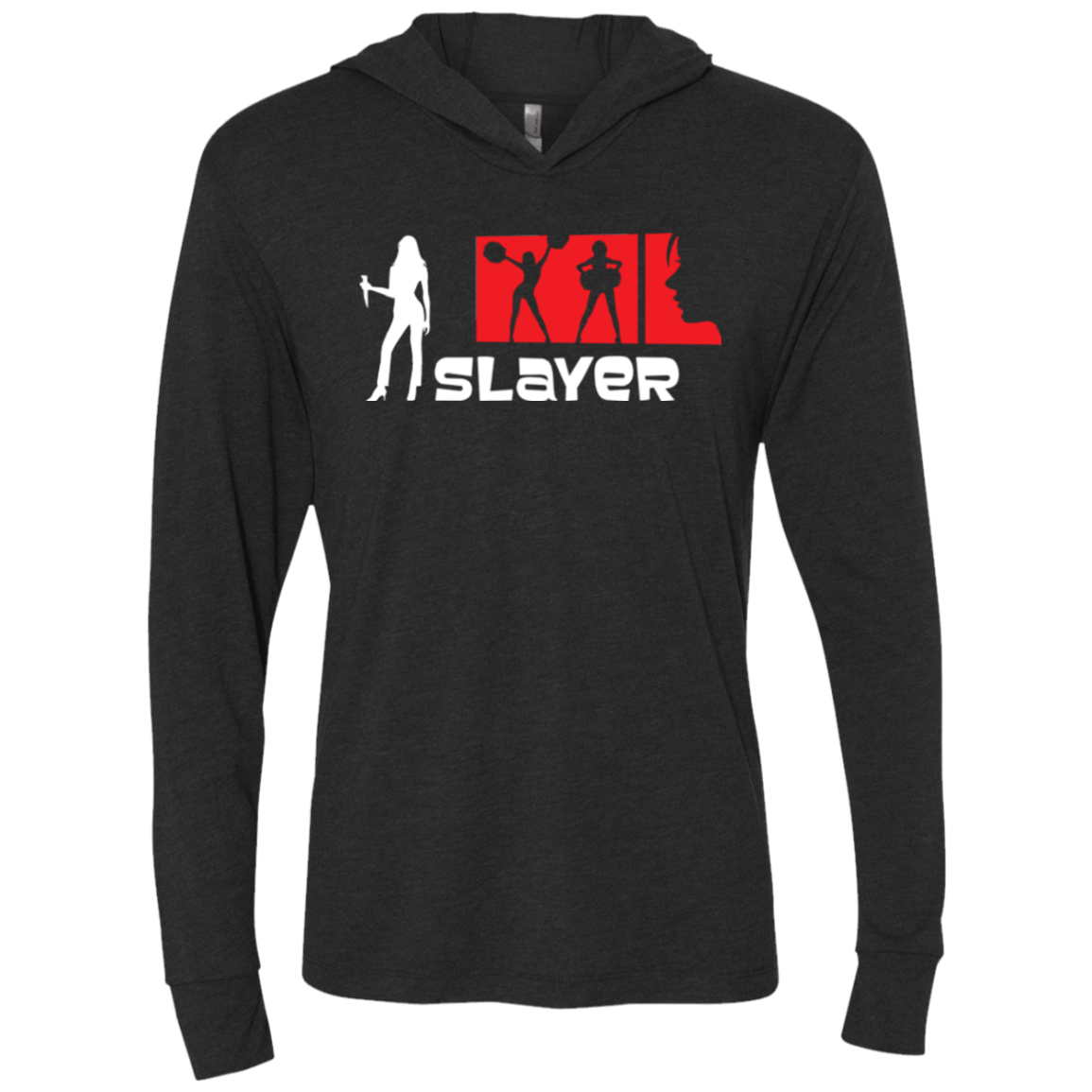 T-Shirts Vintage Black / X-Small Slayer Triblend Long Sleeve Hoodie Tee