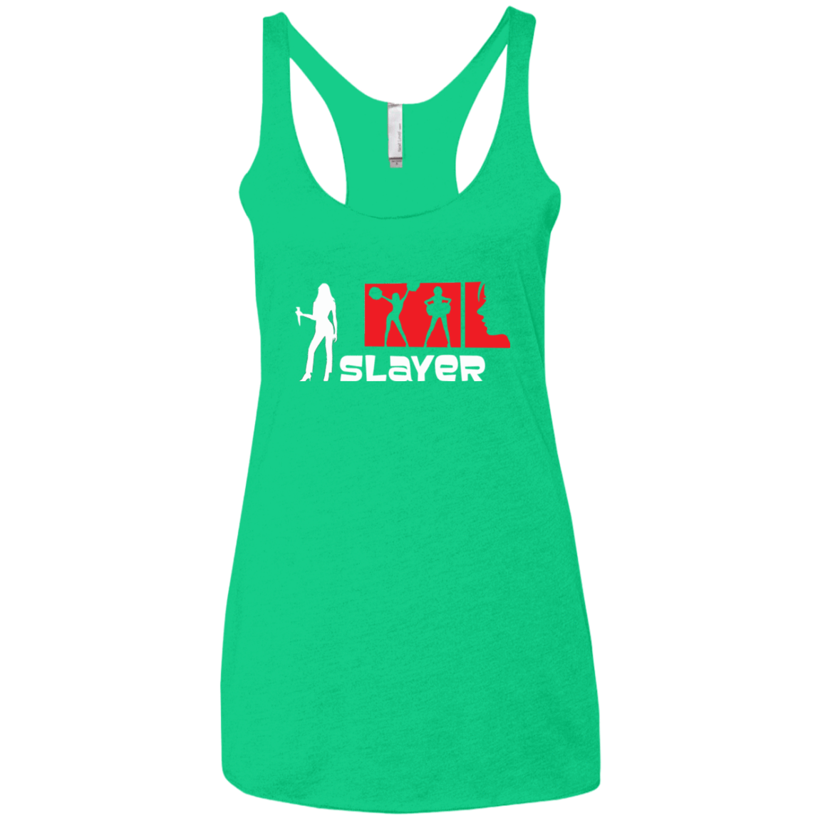 T-Shirts Envy / X-Small Slayer Women's Triblend Racerback Tank