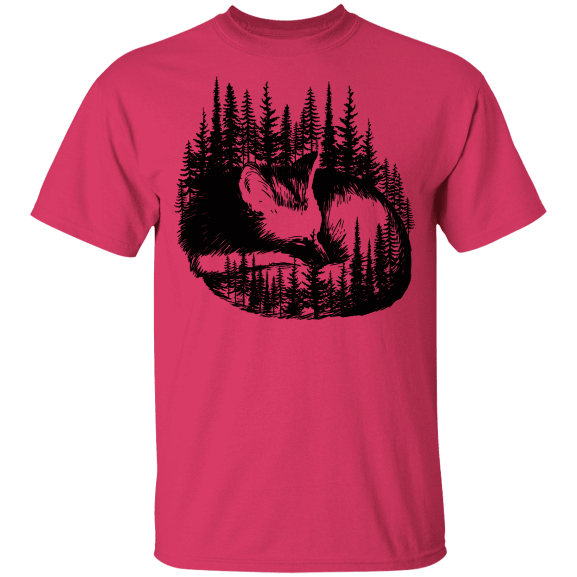 T-Shirts Heliconia / YXS Sleeping Fox Youth T-Shirt