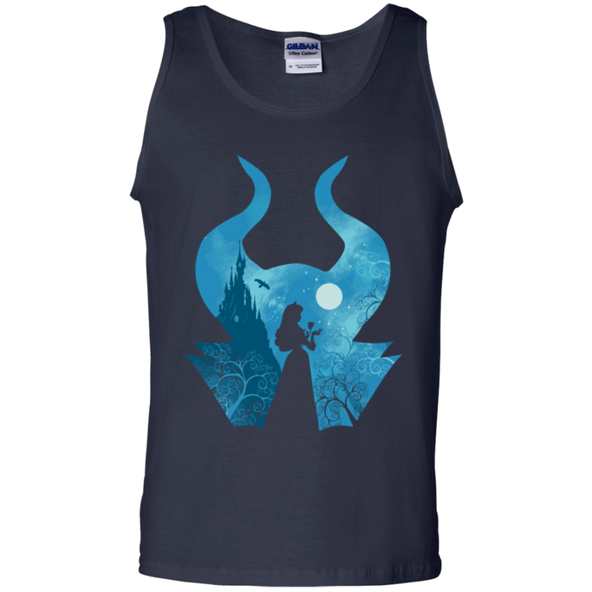 T-Shirts Navy / S Sleeping Portrait Men's Tank Top