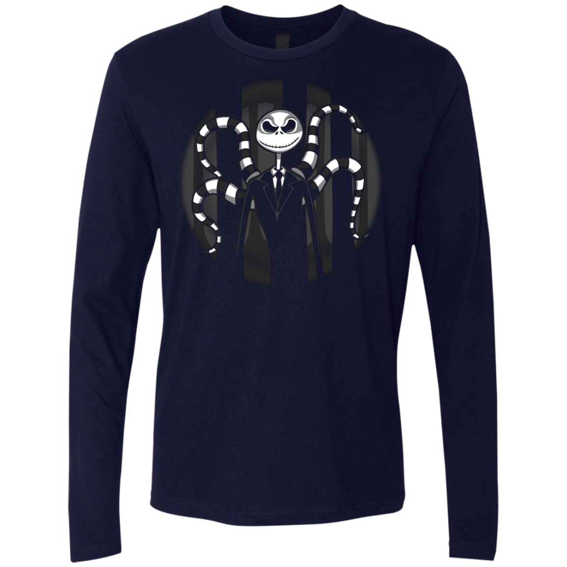 T-Shirts Midnight Navy / Small SLENDER JACK Men's Premium Long Sleeve