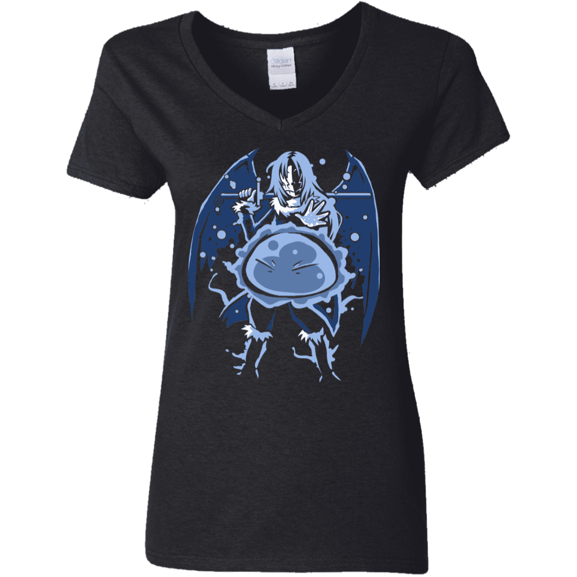 T-Shirts Black / S Slime Hero Women's V-Neck T-Shirt