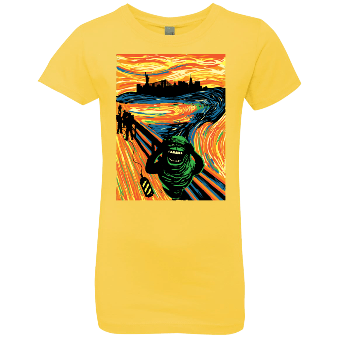T-Shirts Vibrant Yellow / YXS Slimer's Scream Girls Premium T-Shirt