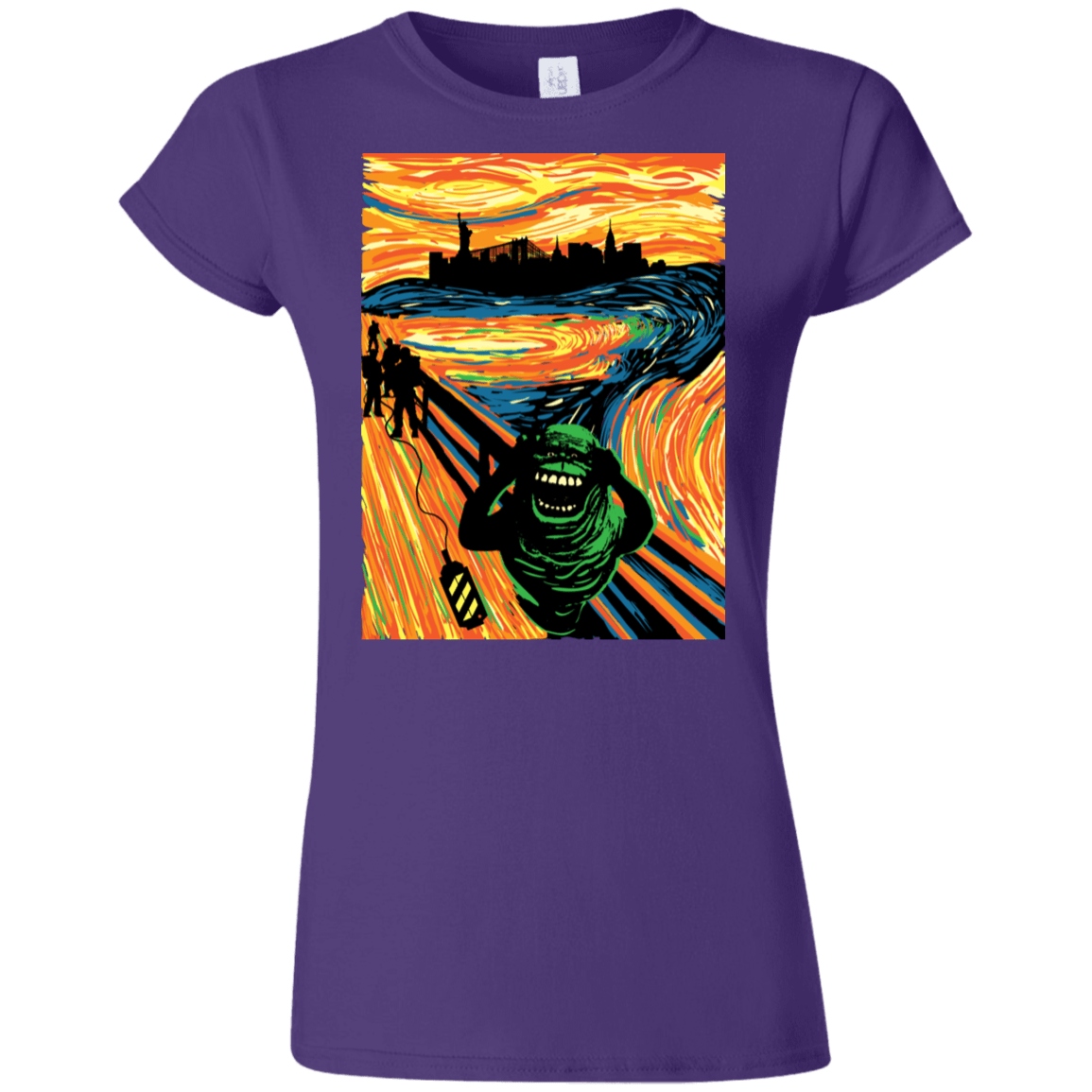 T-Shirts Purple / S Slimer's Scream Junior Slimmer-Fit T-Shirt