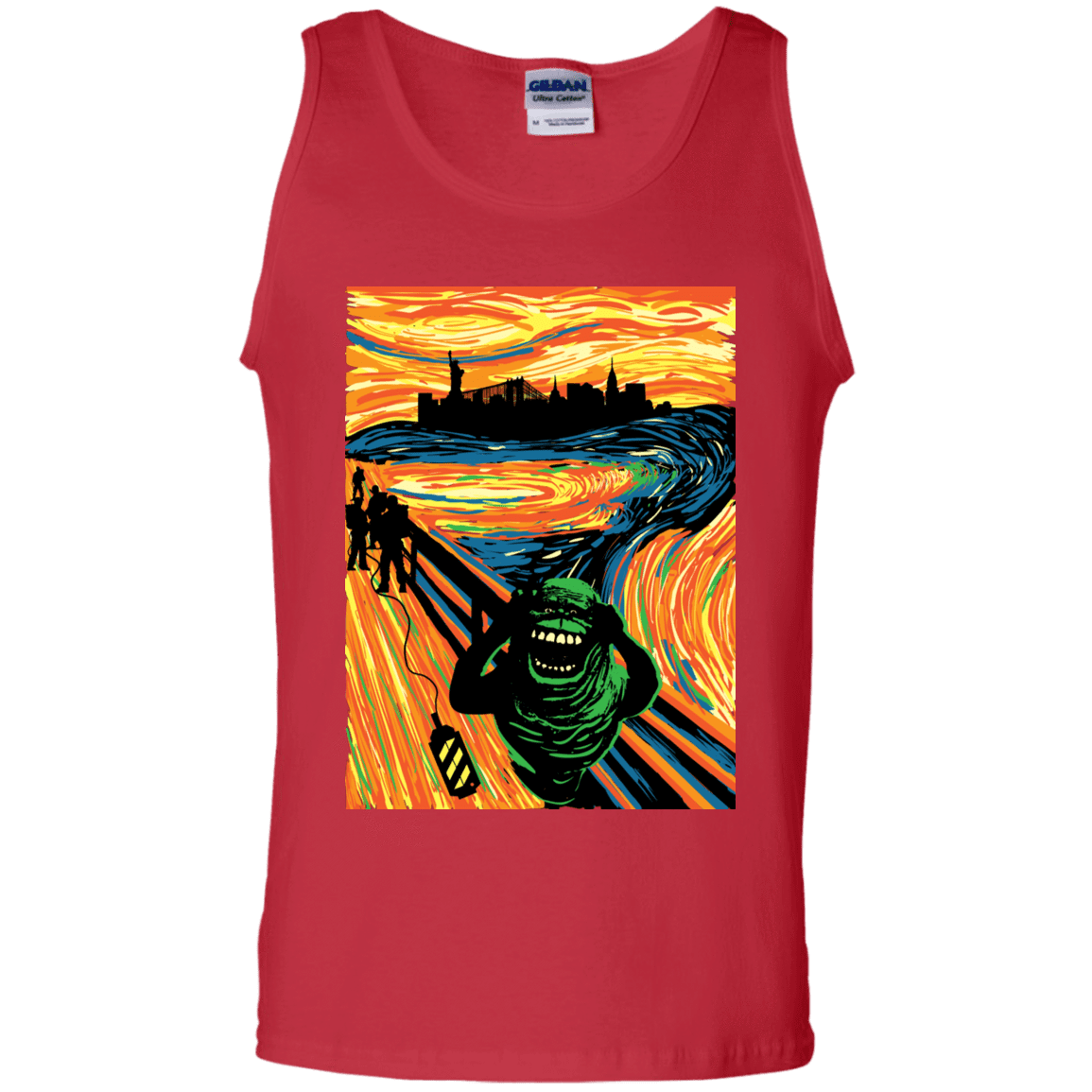 T-Shirts Red / S Slimer's Scream Men's Tank Top