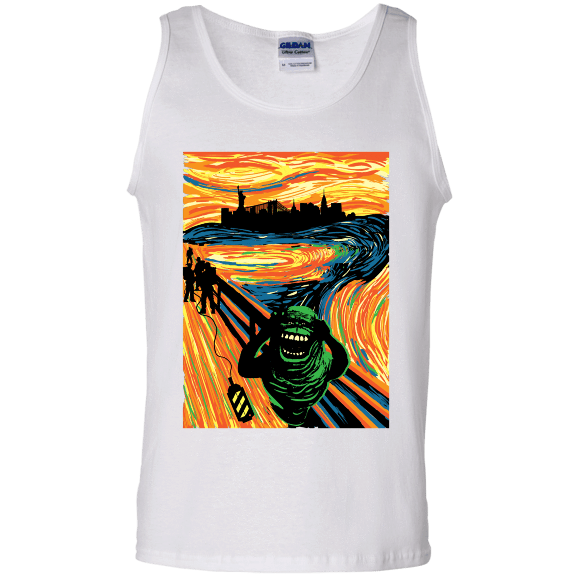 T-Shirts White / S Slimer's Scream Men's Tank Top