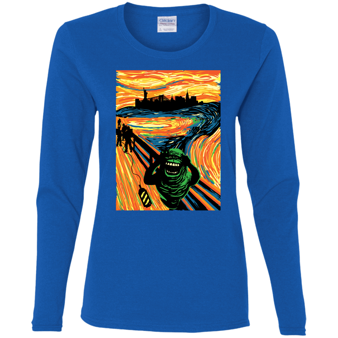 T-Shirts Royal / S Slimer's Scream Women's Long Sleeve T-Shirt
