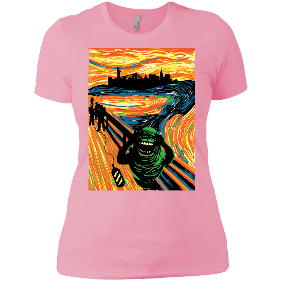 T-Shirts Light Pink / X-Small Slimer's Scream Women's Premium T-Shirt