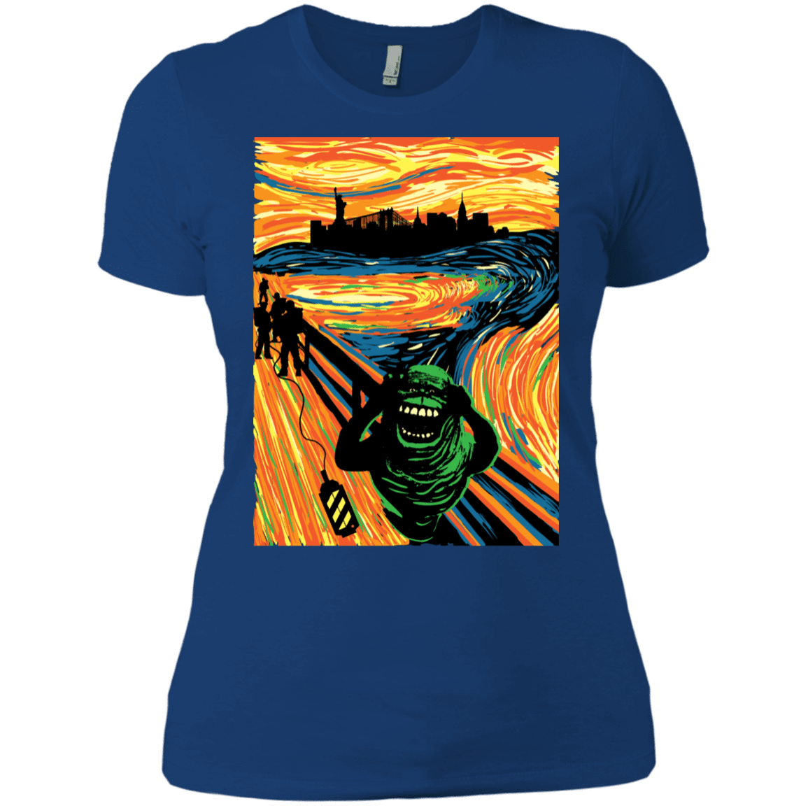 T-Shirts Royal / X-Small Slimer's Scream Women's Premium T-Shirt