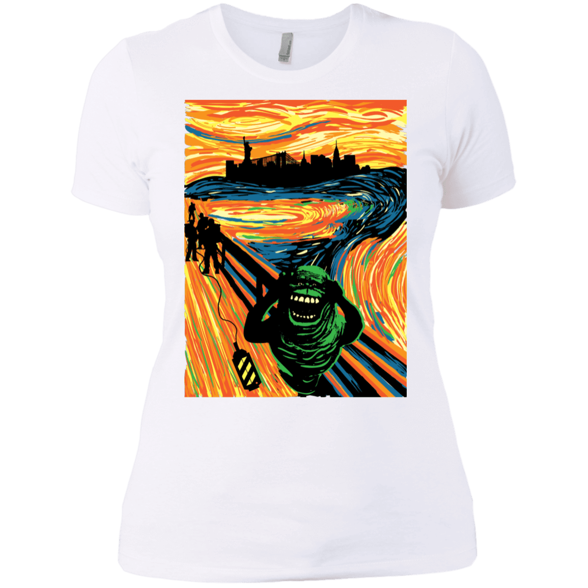 T-Shirts White / X-Small Slimer's Scream Women's Premium T-Shirt