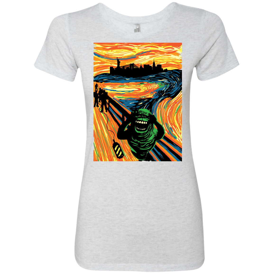 T-Shirts Heather White / S Slimer's Scream Women's Triblend T-Shirt