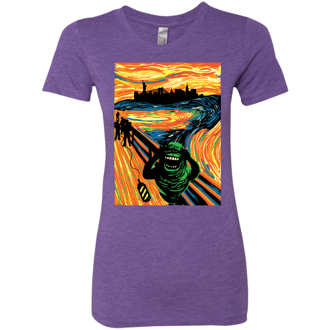 T-Shirts Purple Rush / S Slimer's Scream Women's Triblend T-Shirt