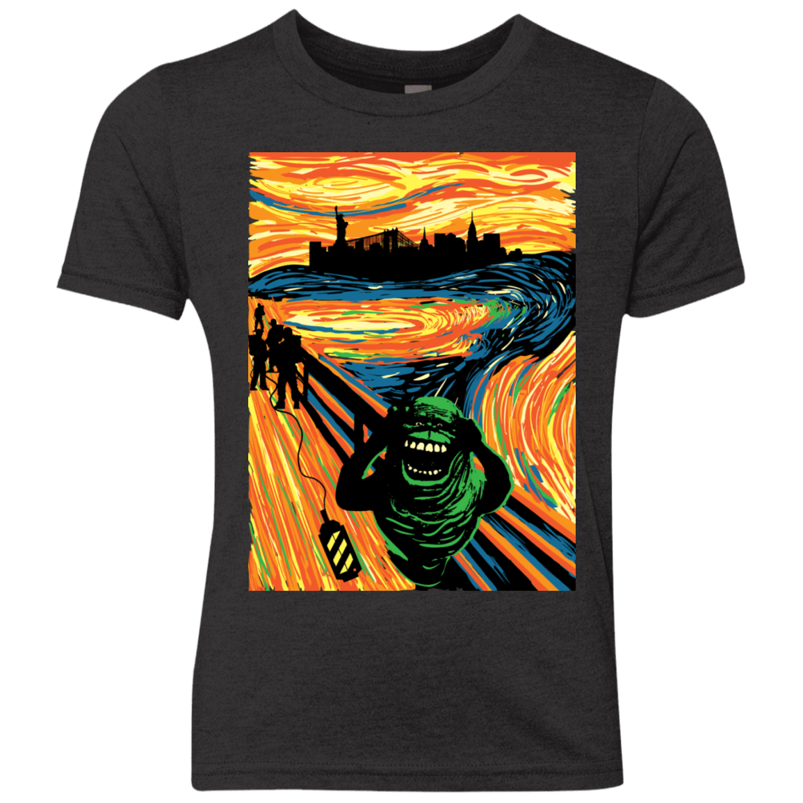 T-Shirts Vintage Black / YXS Slimer's Scream Youth Triblend T-Shirt