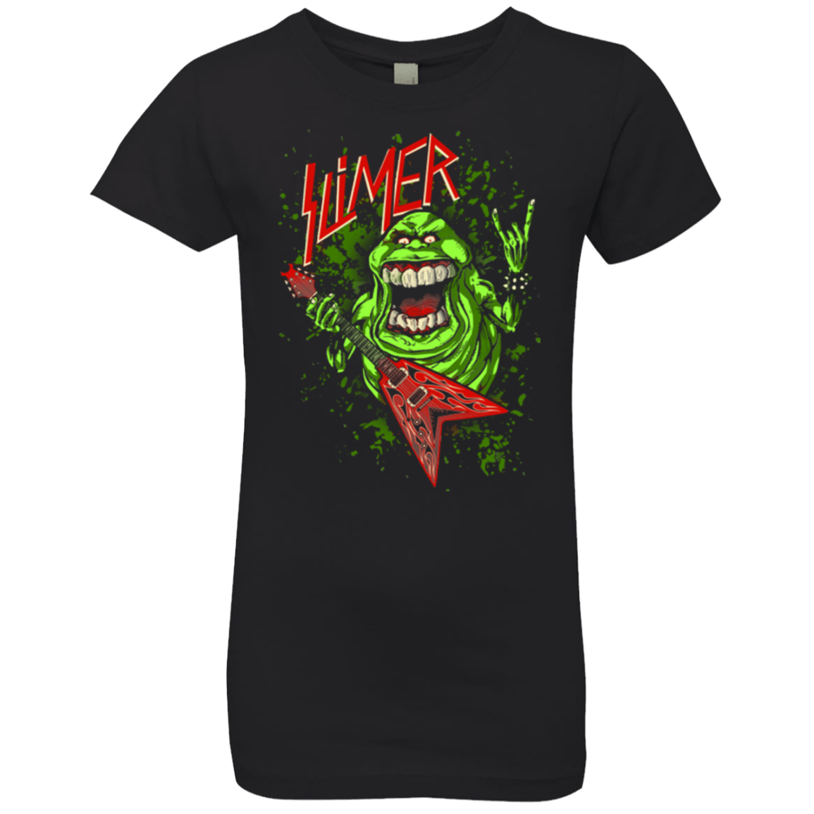 T-Shirts Black / YXS Slimer Thrashin Mad Girls Premium T-Shirt