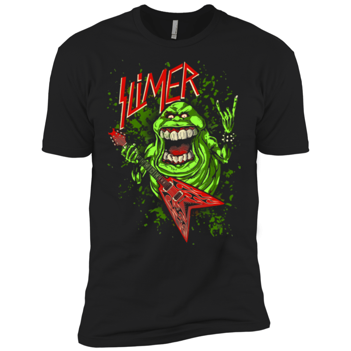 T-Shirts Black / X-Small Slimer Thrashin Mad Men's Premium T-Shirt