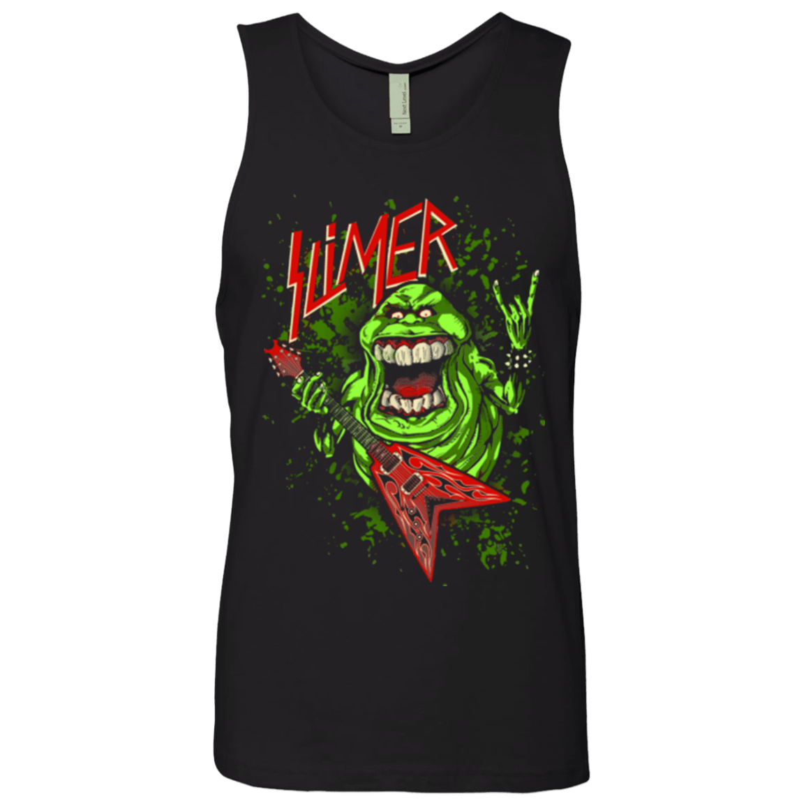 T-Shirts Black / Small Slimer Thrashin Mad Men's Premium Tank Top