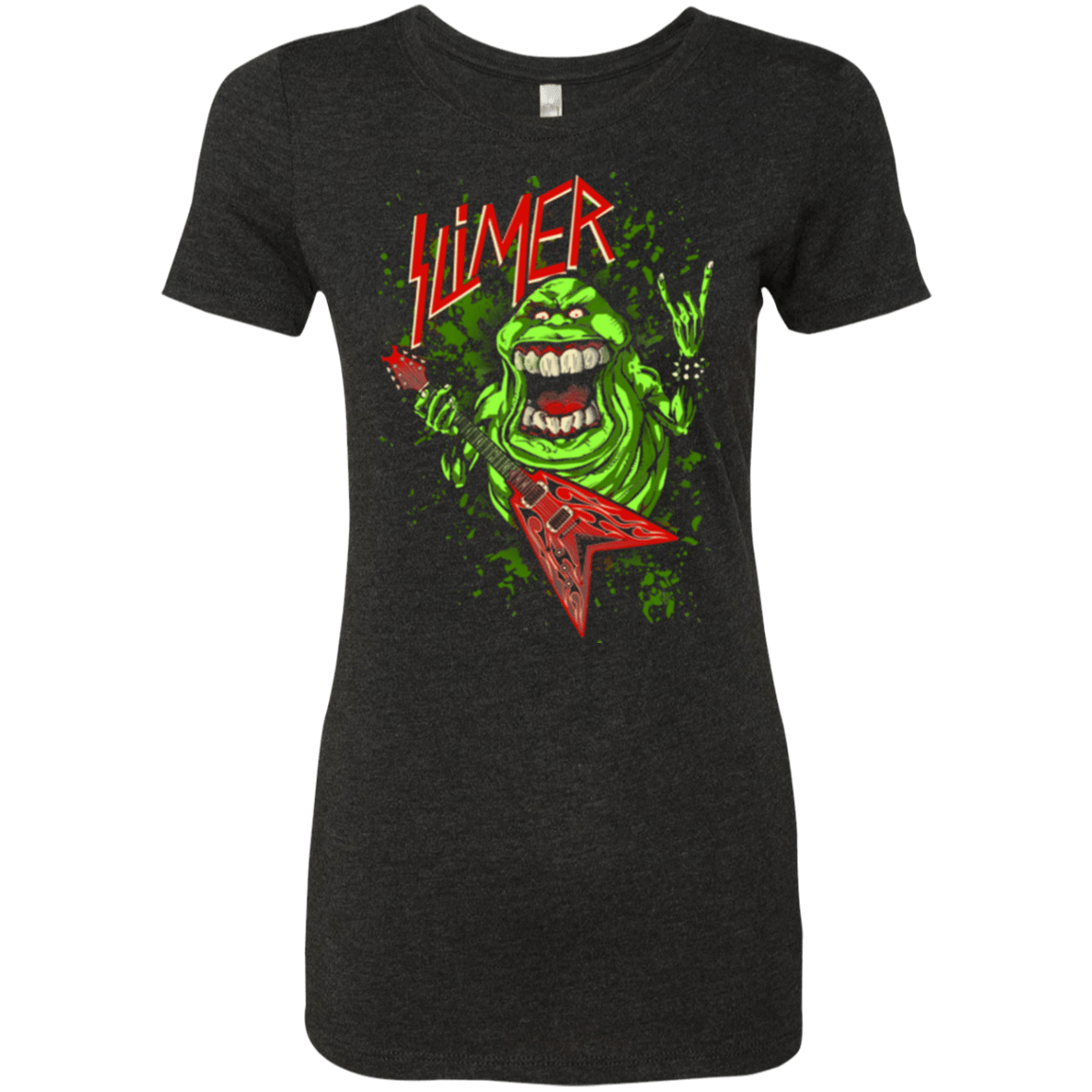 T-Shirts Vintage Black / Small Slimer Thrashin Mad Women's Triblend T-Shirt