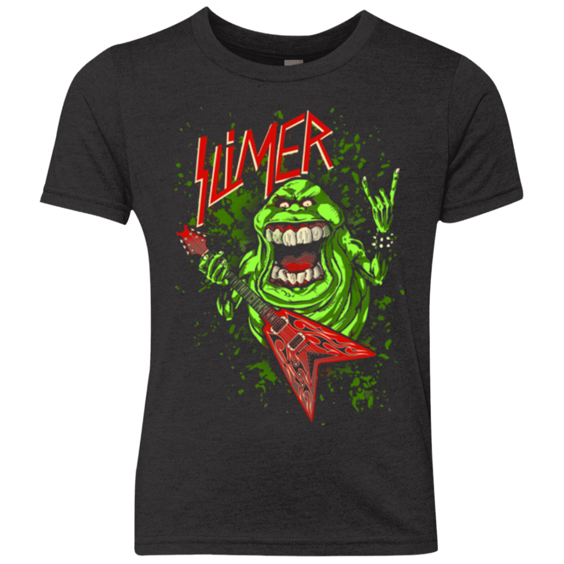 T-Shirts Vintage Black / YXS Slimer Thrashin Mad Youth Triblend T-Shirt