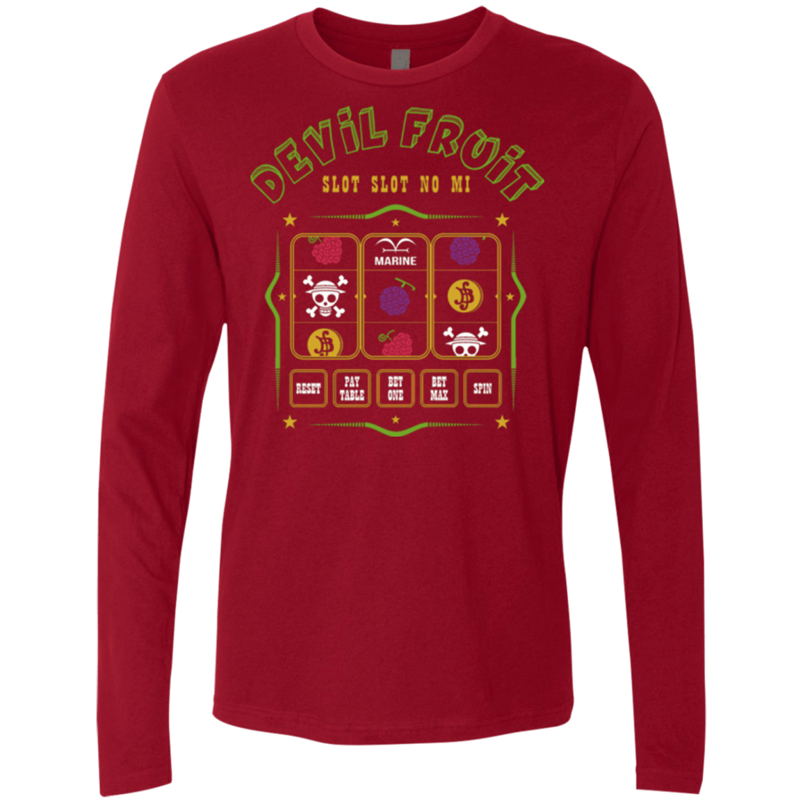 T-Shirts Cardinal / Small Slot slot Men's Premium Long Sleeve