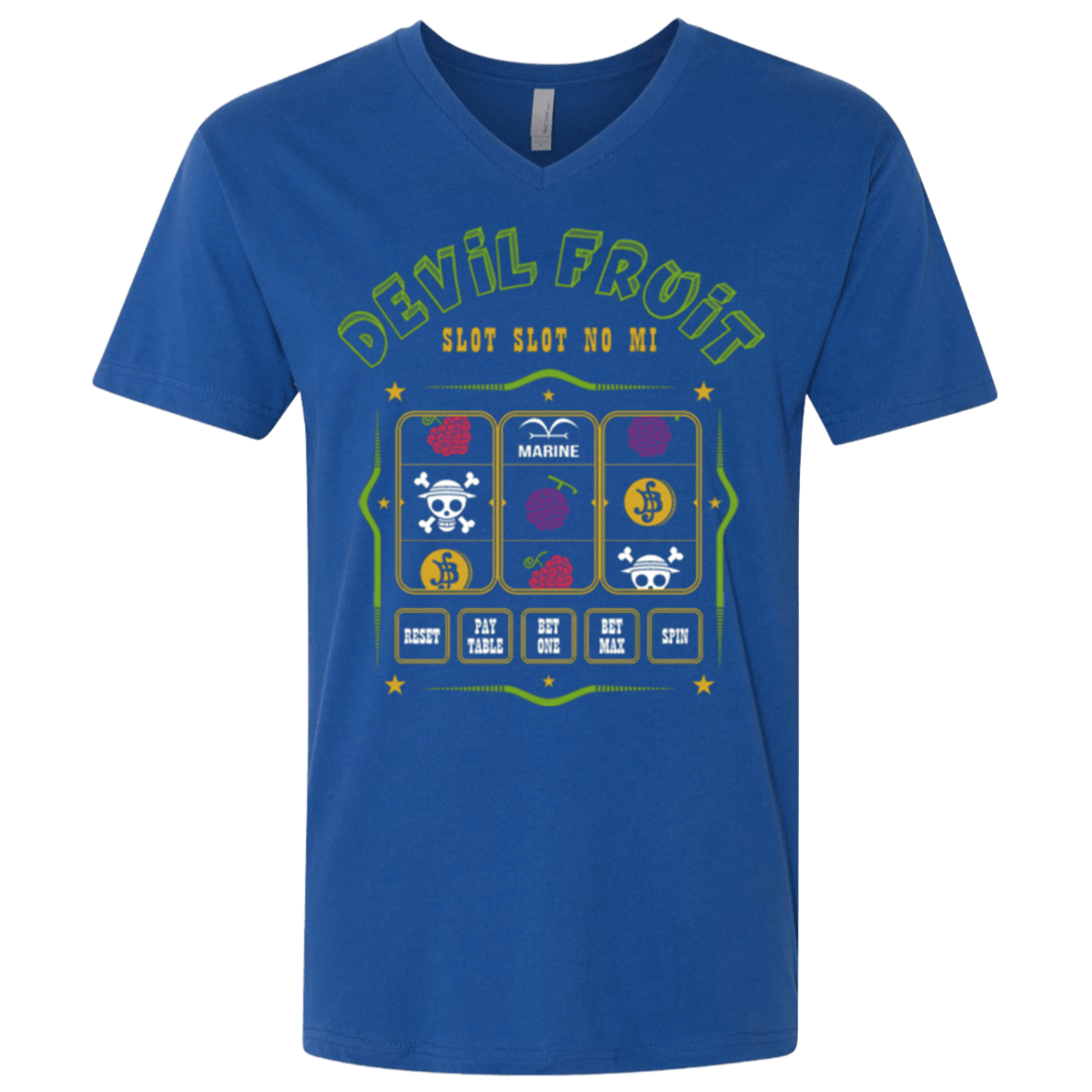T-Shirts Royal / X-Small Slot slot Men's Premium V-Neck
