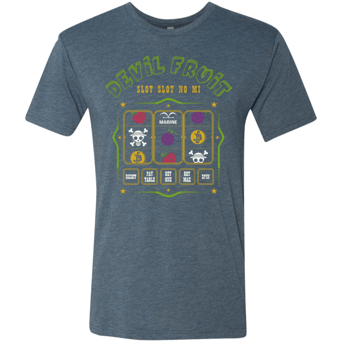 T-Shirts Indigo / Small Slot slot Men's Triblend T-Shirt