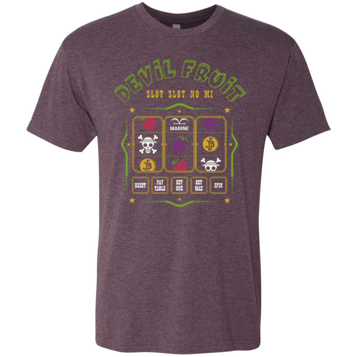 T-Shirts Vintage Purple / Small Slot slot Men's Triblend T-Shirt