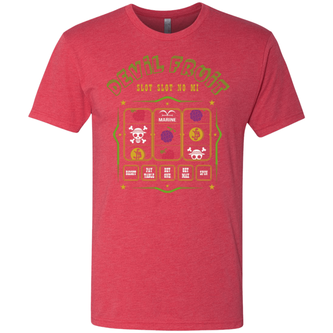 T-Shirts Vintage Red / Small Slot slot Men's Triblend T-Shirt