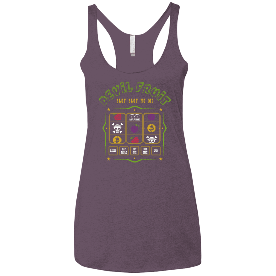 T-Shirts Vintage Purple / X-Small Slot slot Women's Triblend Racerback Tank