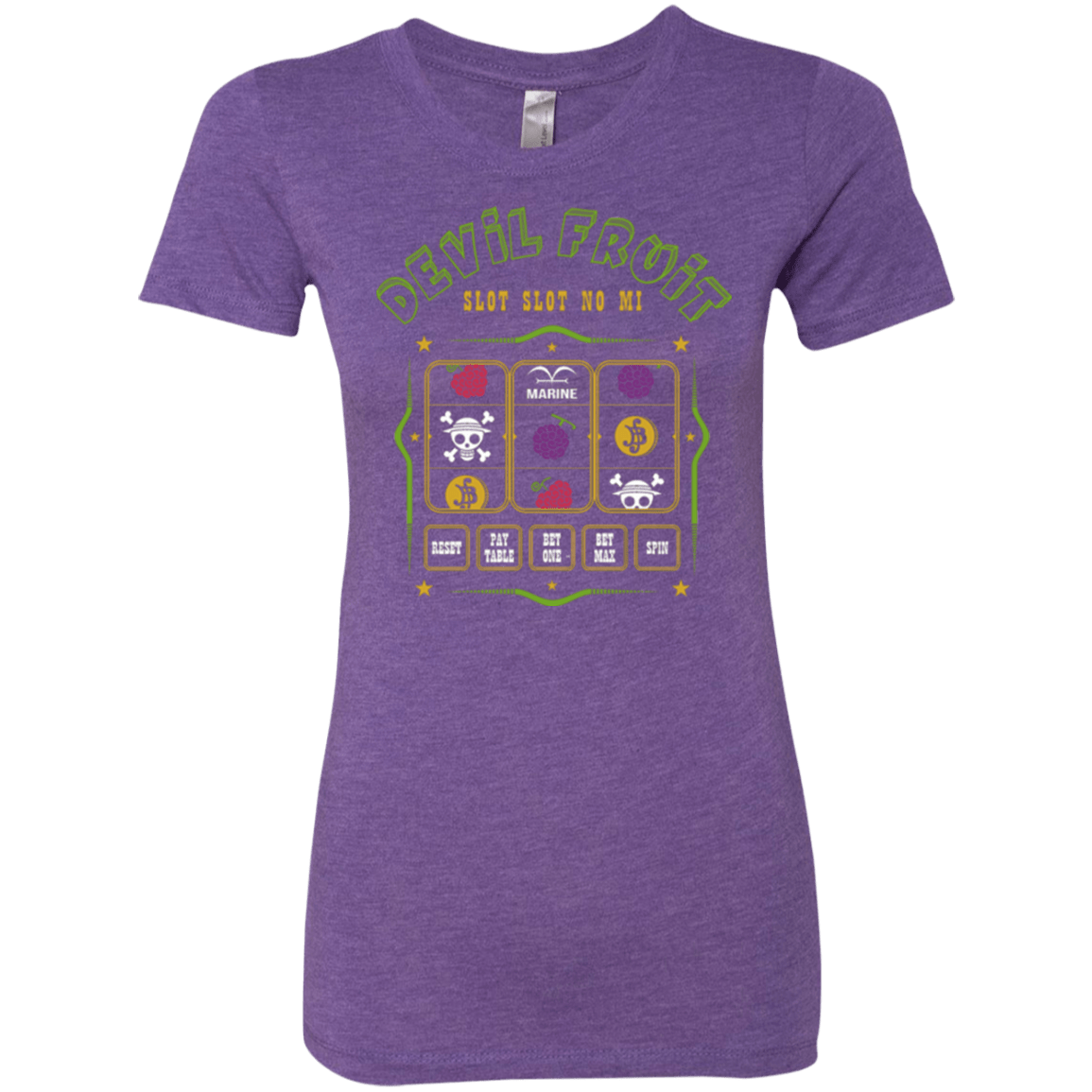 T-Shirts Purple Rush / Small Slot slot Women's Triblend T-Shirt