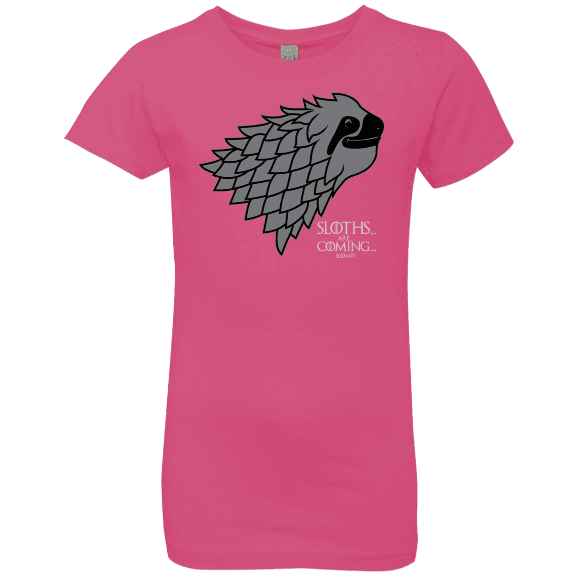 T-Shirts Hot Pink / YXS Sloths.. are.. co.. Girls Premium T-Shirt