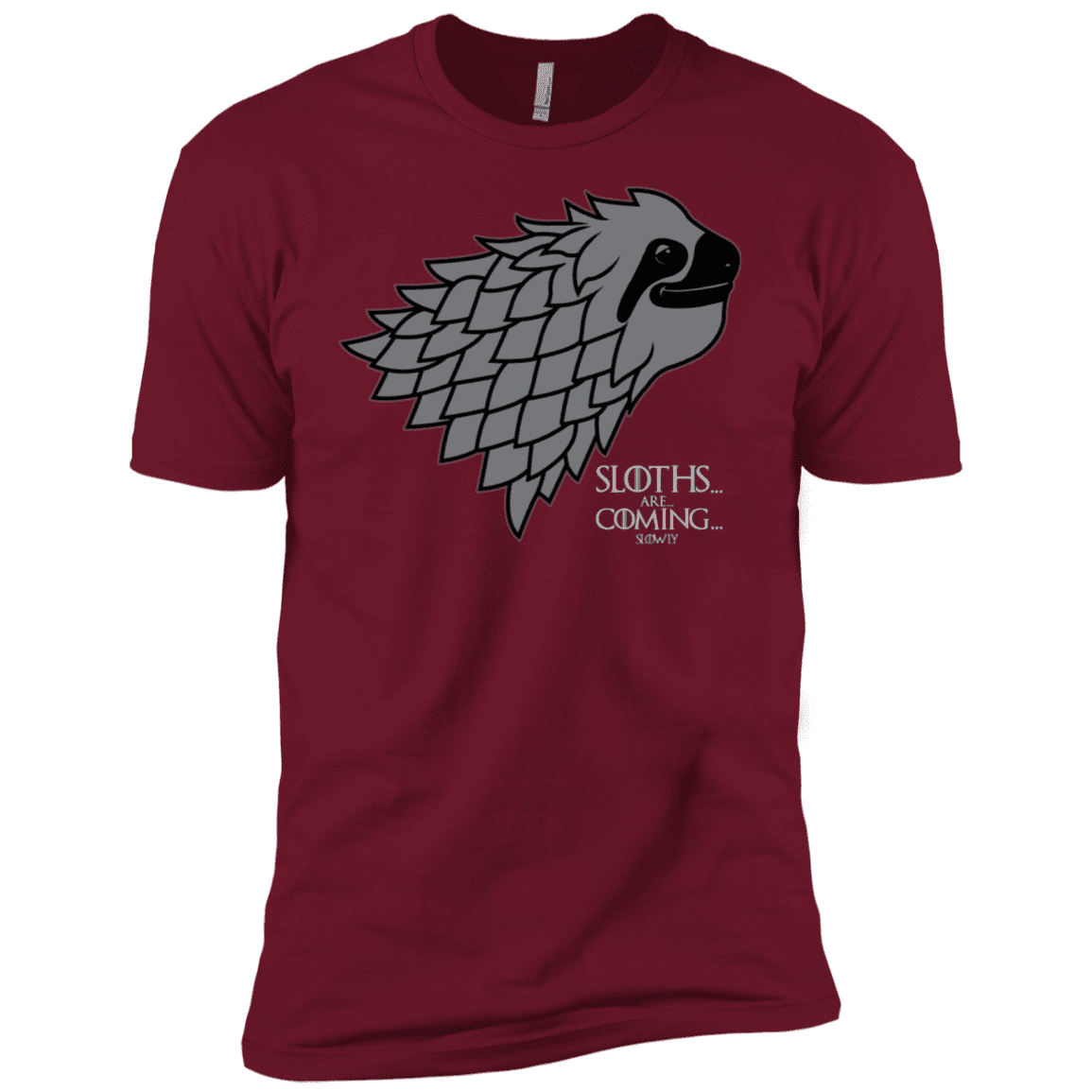 T-Shirts Cardinal / X-Small Sloths.. are.. co.. Men's Premium T-Shirt