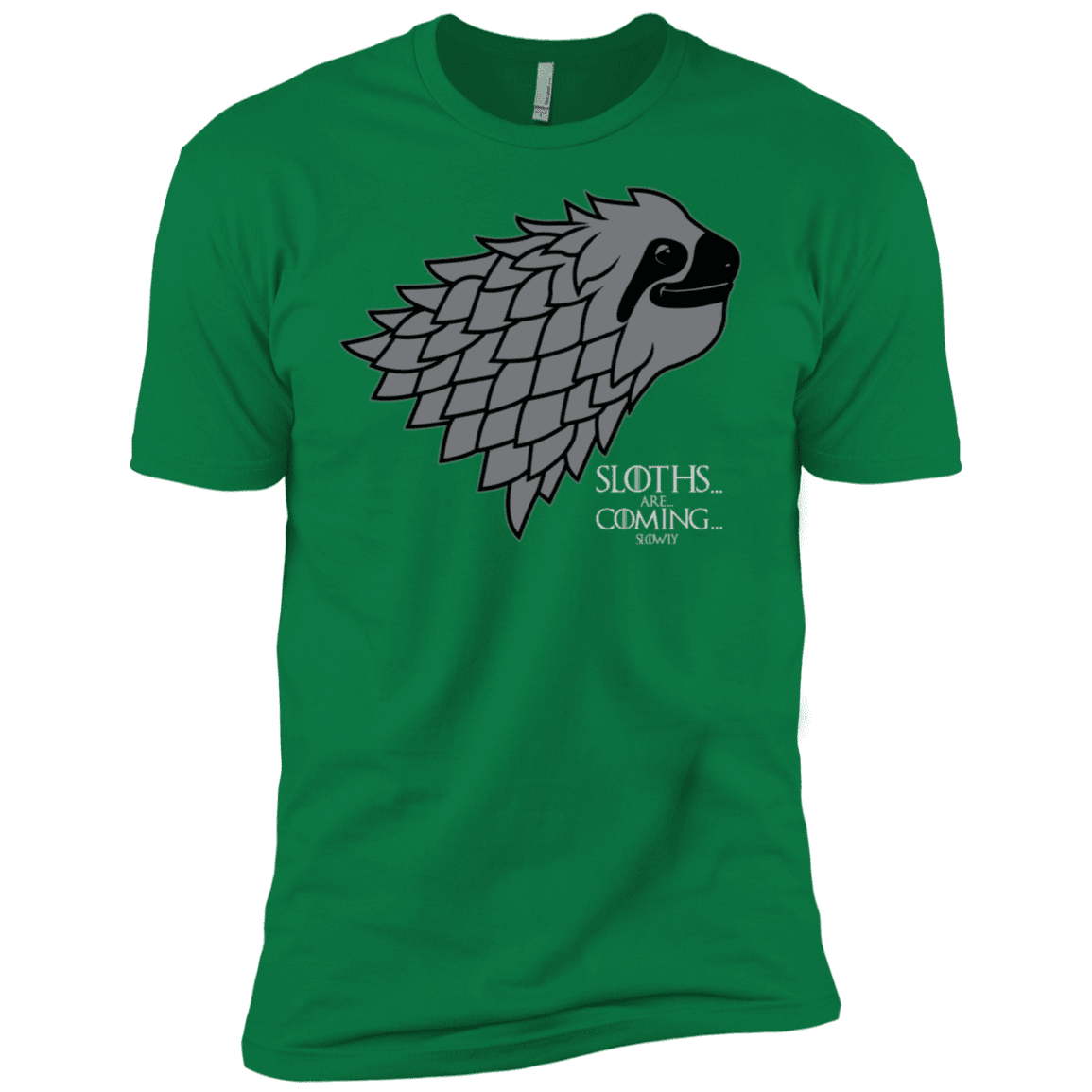 T-Shirts Kelly Green / X-Small Sloths.. are.. co.. Men's Premium T-Shirt