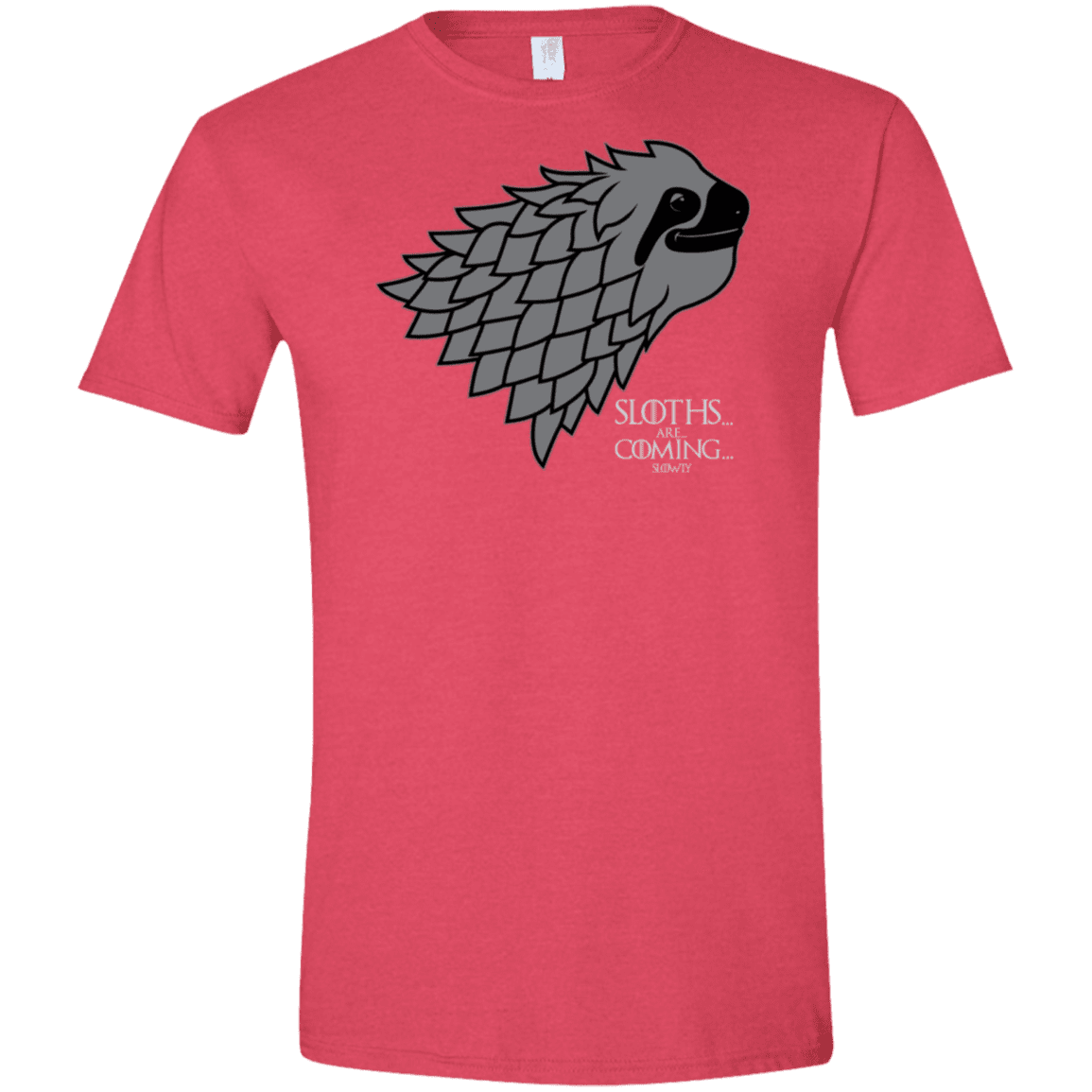 T-Shirts Heather Red / S Sloths.. are.. co.. Men's Semi-Fitted Softstyle