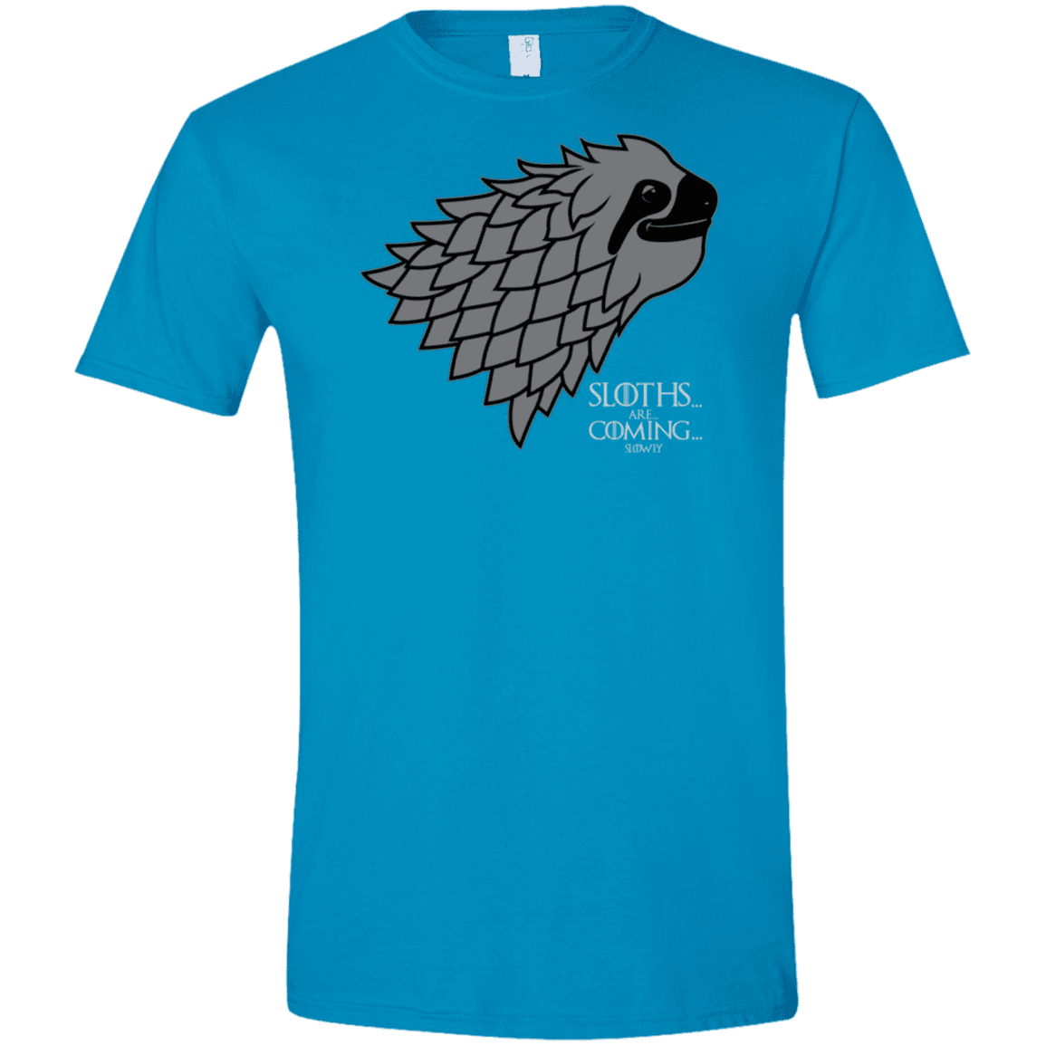 T-Shirts Sapphire / S Sloths.. are.. co.. Men's Semi-Fitted Softstyle