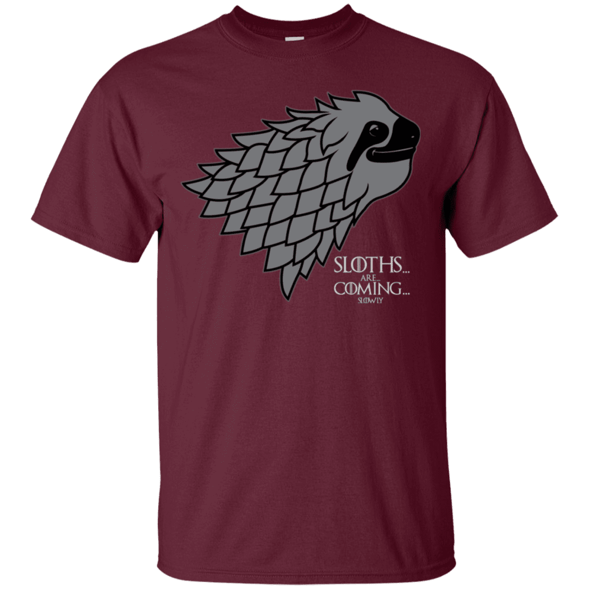 T-Shirts Maroon / S Sloths.. are.. co.. T-Shirt