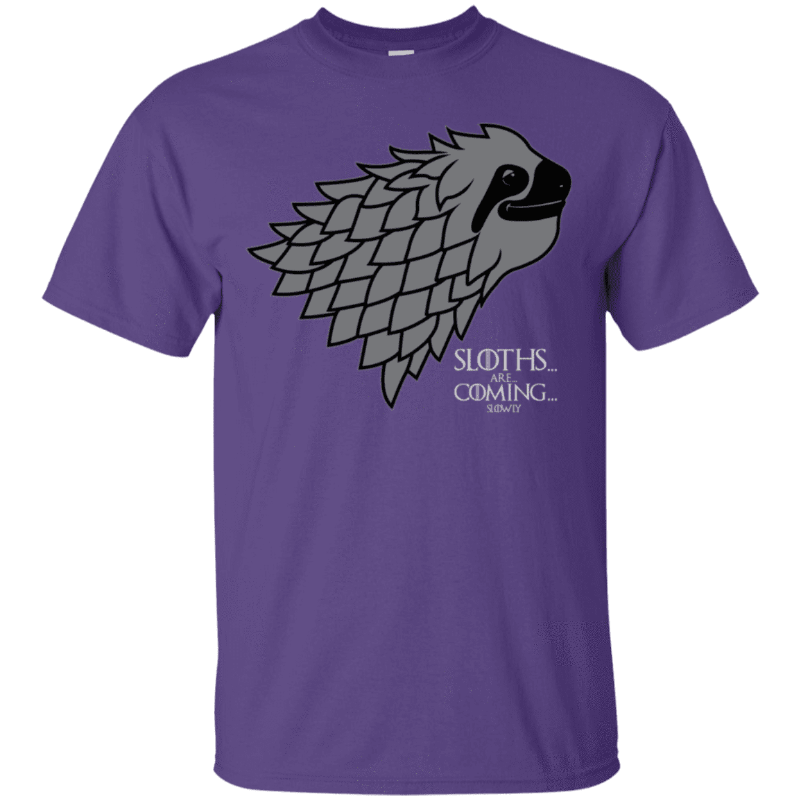 T-Shirts Purple / S Sloths.. are.. co.. T-Shirt