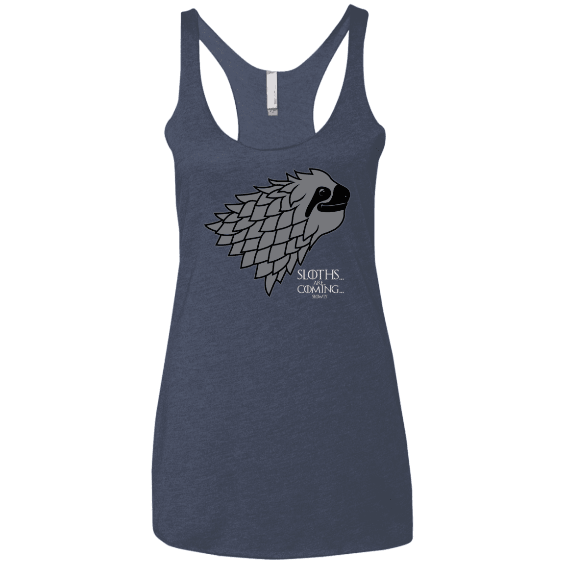 T-Shirts Vintage Navy / X-Small Sloths.. are.. co.. Women's Triblend Racerback Tank