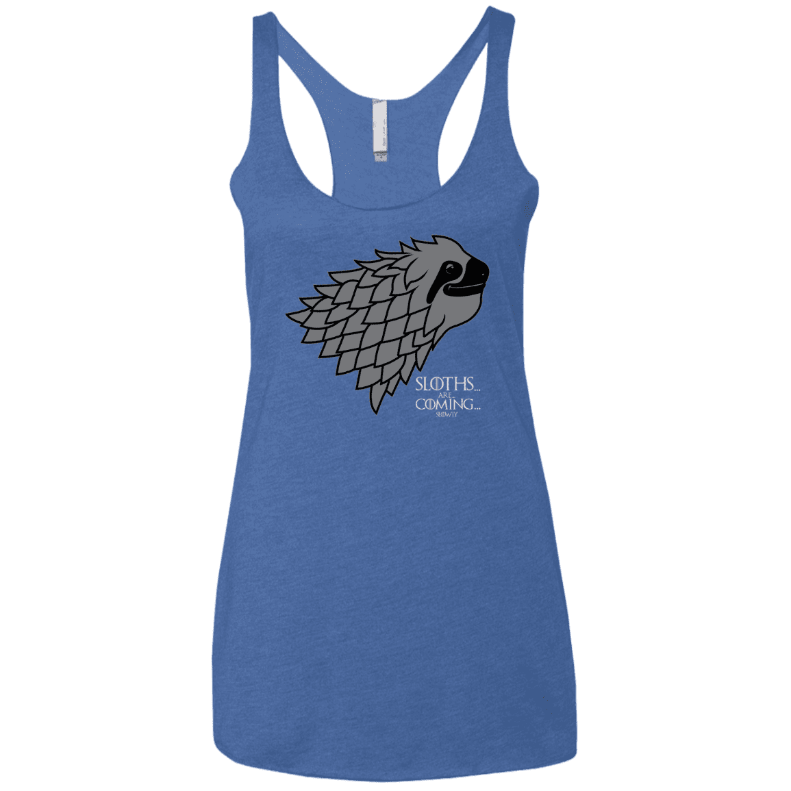 T-Shirts Vintage Royal / X-Small Sloths.. are.. co.. Women's Triblend Racerback Tank