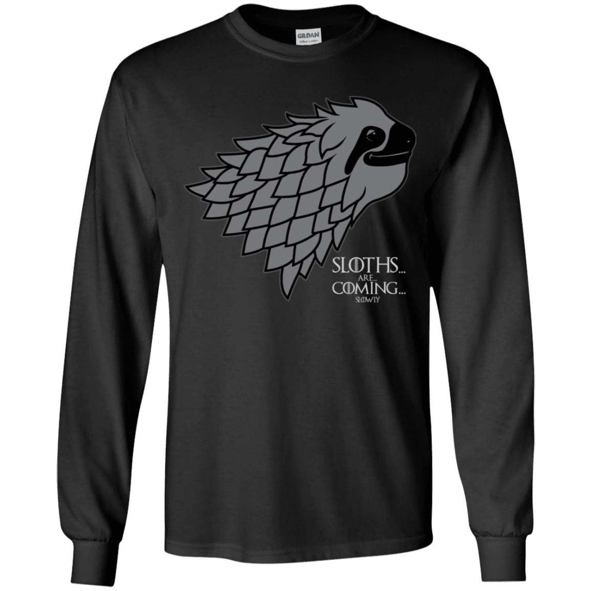 T-Shirts Black / YS Sloths.. are.. co.. Youth Long Sleeve T-Shirt