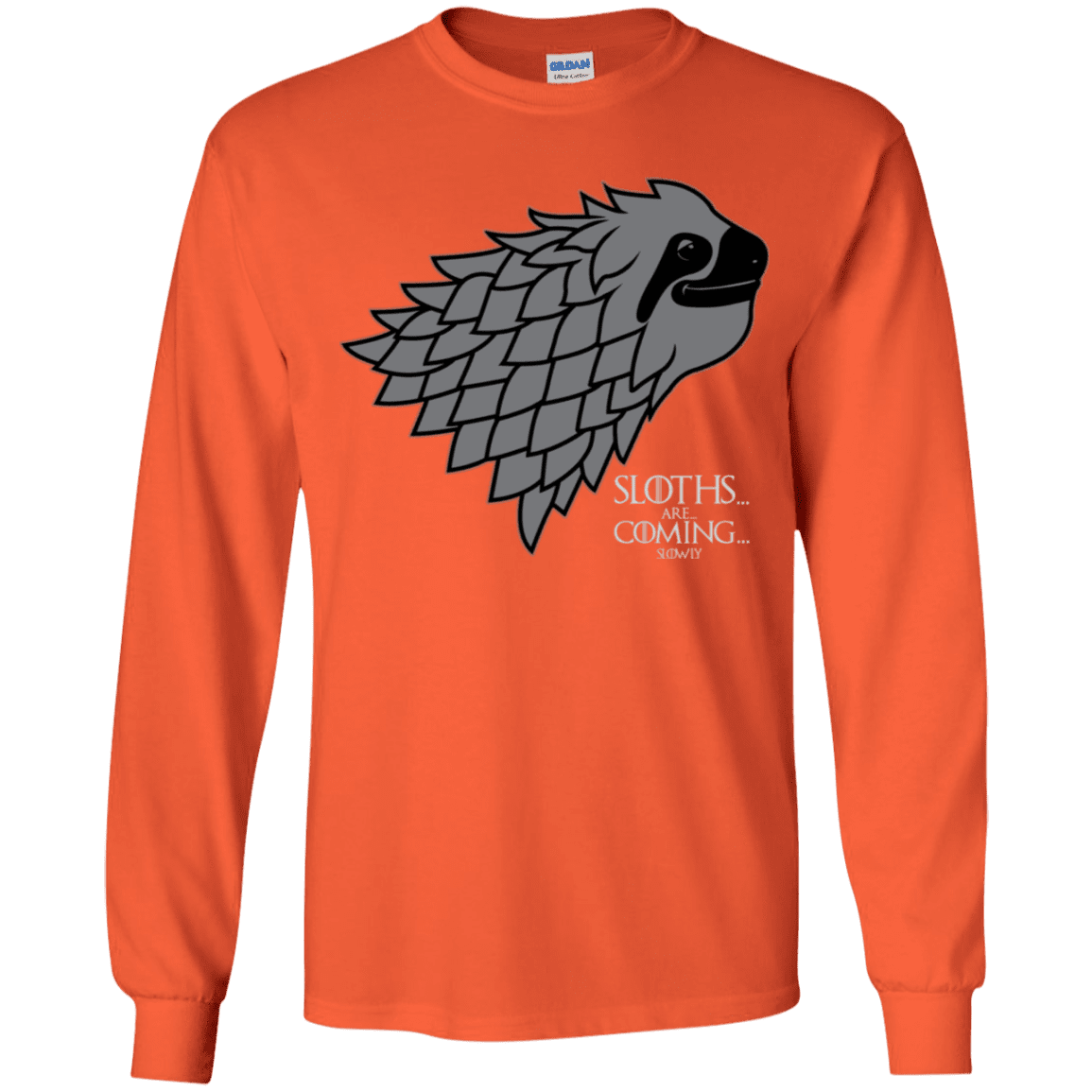 T-Shirts Orange / YS Sloths.. are.. co.. Youth Long Sleeve T-Shirt
