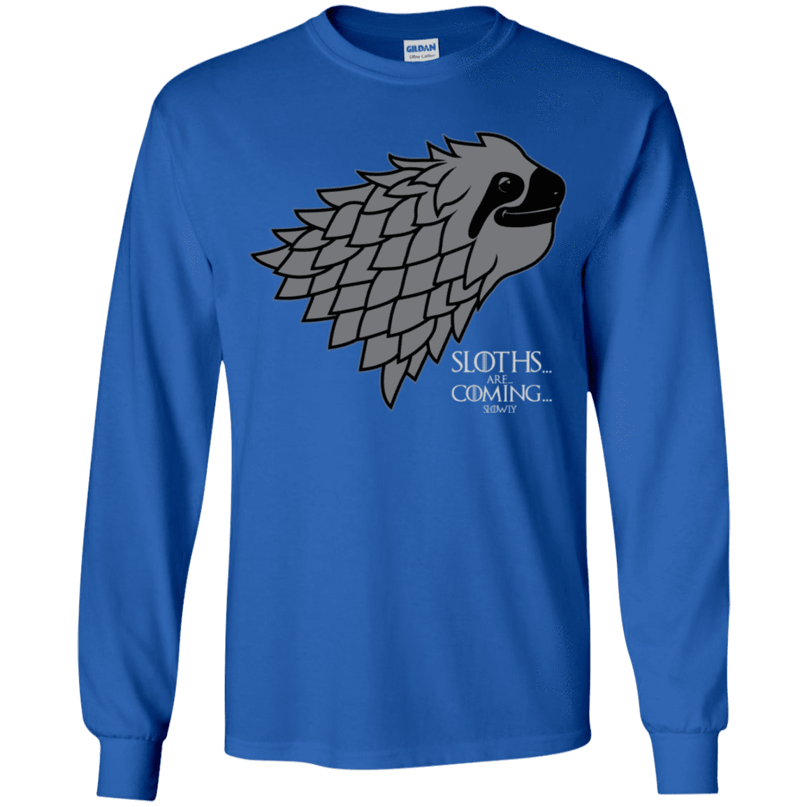 T-Shirts Royal / YS Sloths.. are.. co.. Youth Long Sleeve T-Shirt