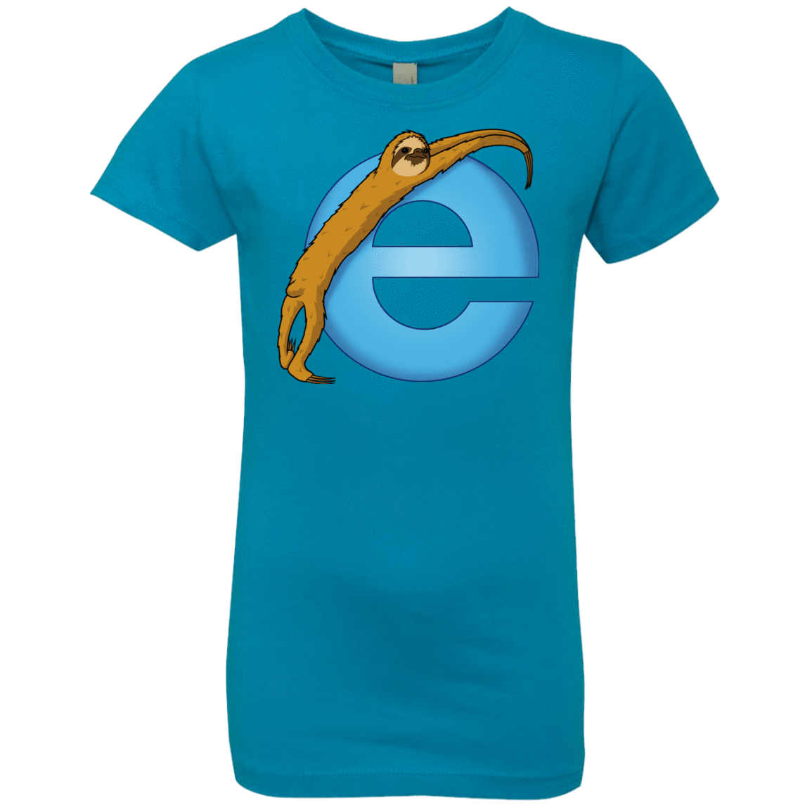 T-Shirts Turquoise / YXS Slownet Girls Premium T-Shirt