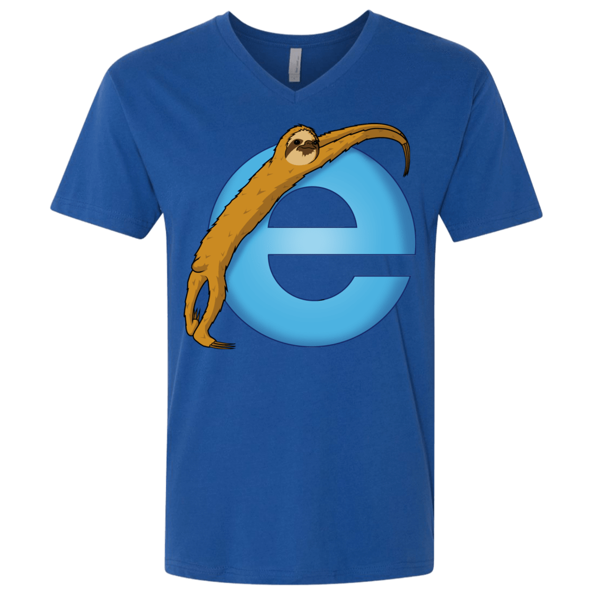 T-Shirts Royal / X-Small Slownet Men's Premium V-Neck