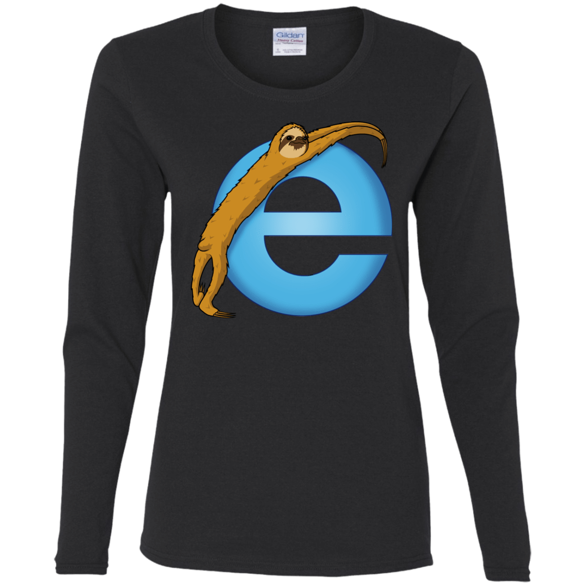 T-Shirts Black / S Slownet Women's Long Sleeve T-Shirt