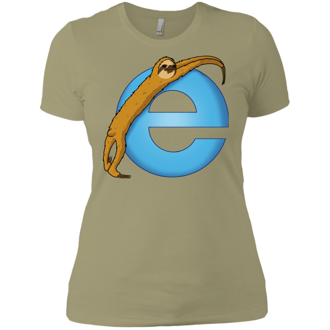 T-Shirts Light Olive / X-Small Slownet Women's Premium T-Shirt