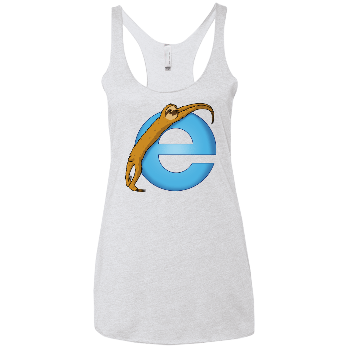 Slownet Women's Triblend Racerback Tank