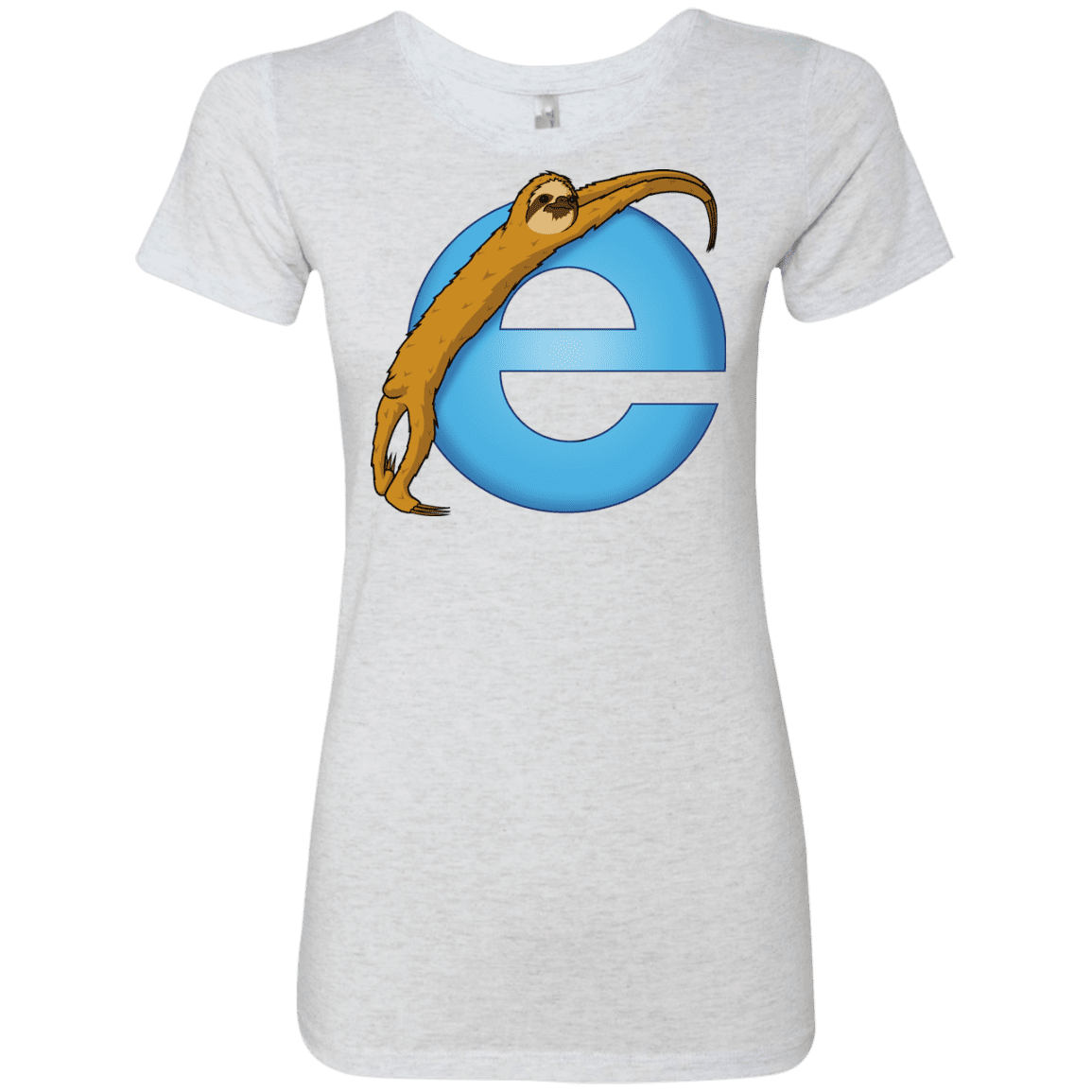 T-Shirts Heather White / S Slownet Women's Triblend T-Shirt