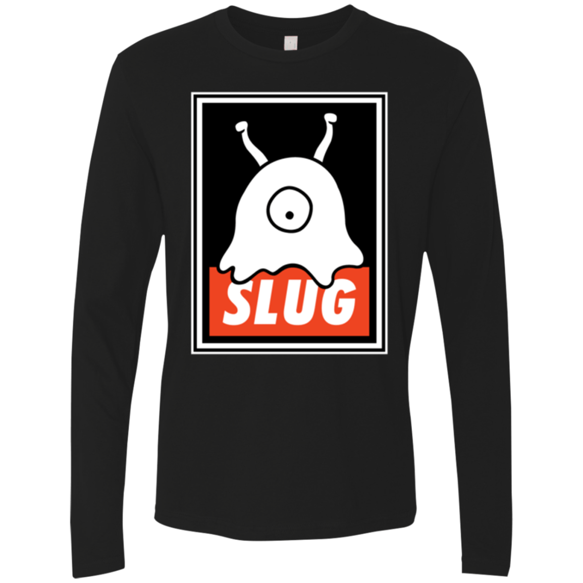 T-Shirts Black / Small Slug Men's Premium Long Sleeve